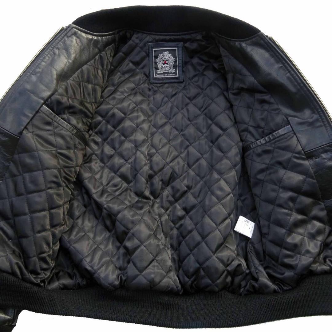 VAN JAC ヴァンヂャケット プレミアムオールレザースタジャン バック