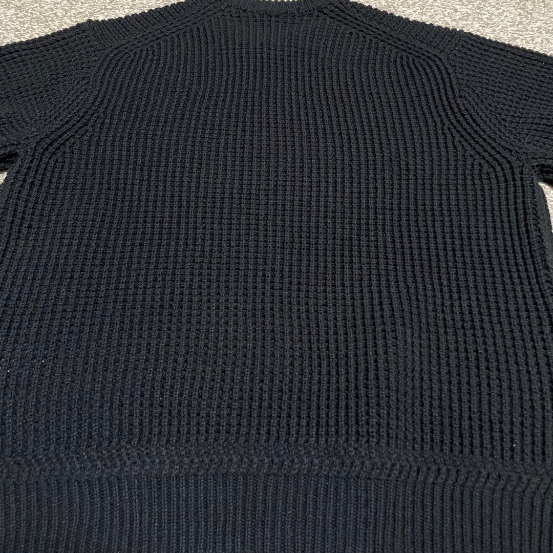 24FW Supreme Waffle Small Box Sweater BK - メルカリ