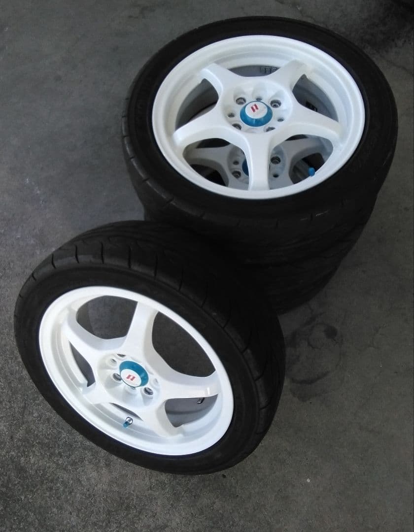 A-TECH 5本スポークにハイグリップ ネオバ/NS-2R エッセで使用 NANKANG NS-2R 225/45ZR17 のパーツレビュー | アコード(hyphen1829