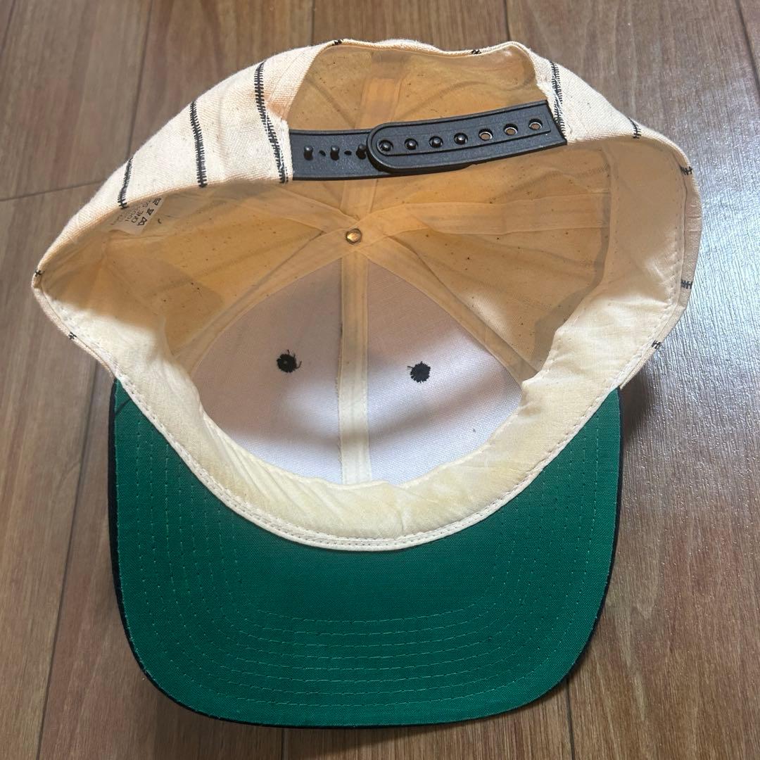 80s ユーロビンテージ ストライプ ベースボールキャップ - メルカリ