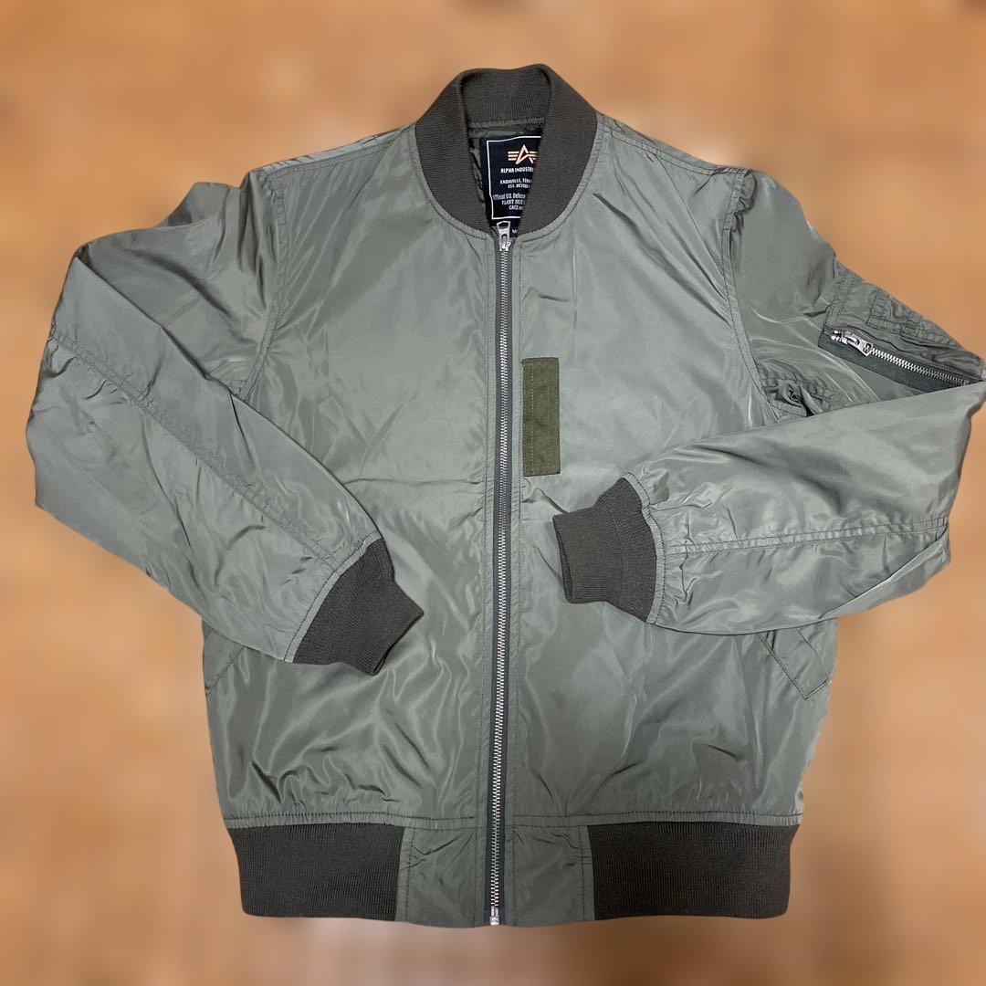 ALPHA INDUSTRIES エドウィン MA-1 カーキ オリーブ - メルカリ
