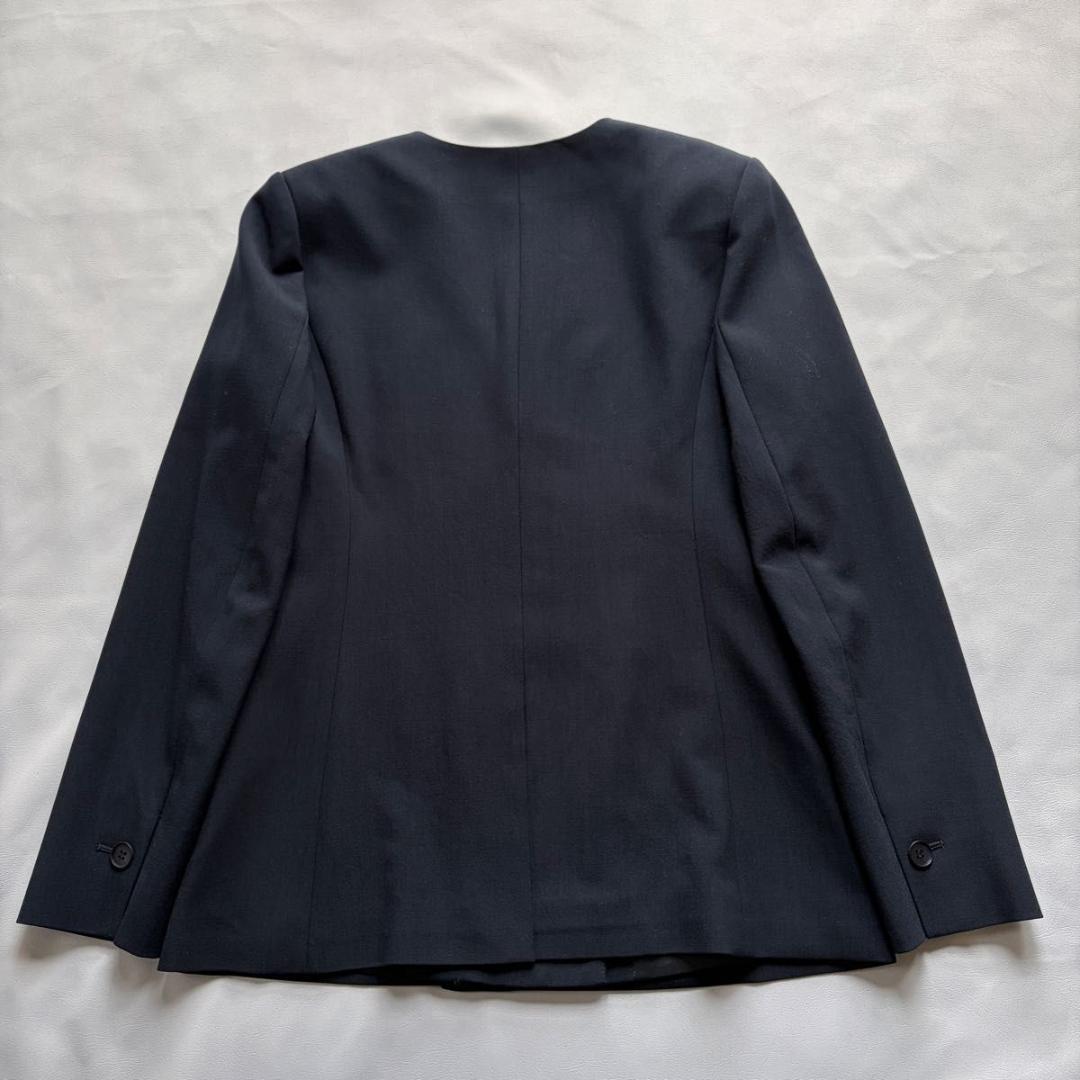 セオリーリュクス】ノーカラージャケット BRITTA VIMONT ネイビー