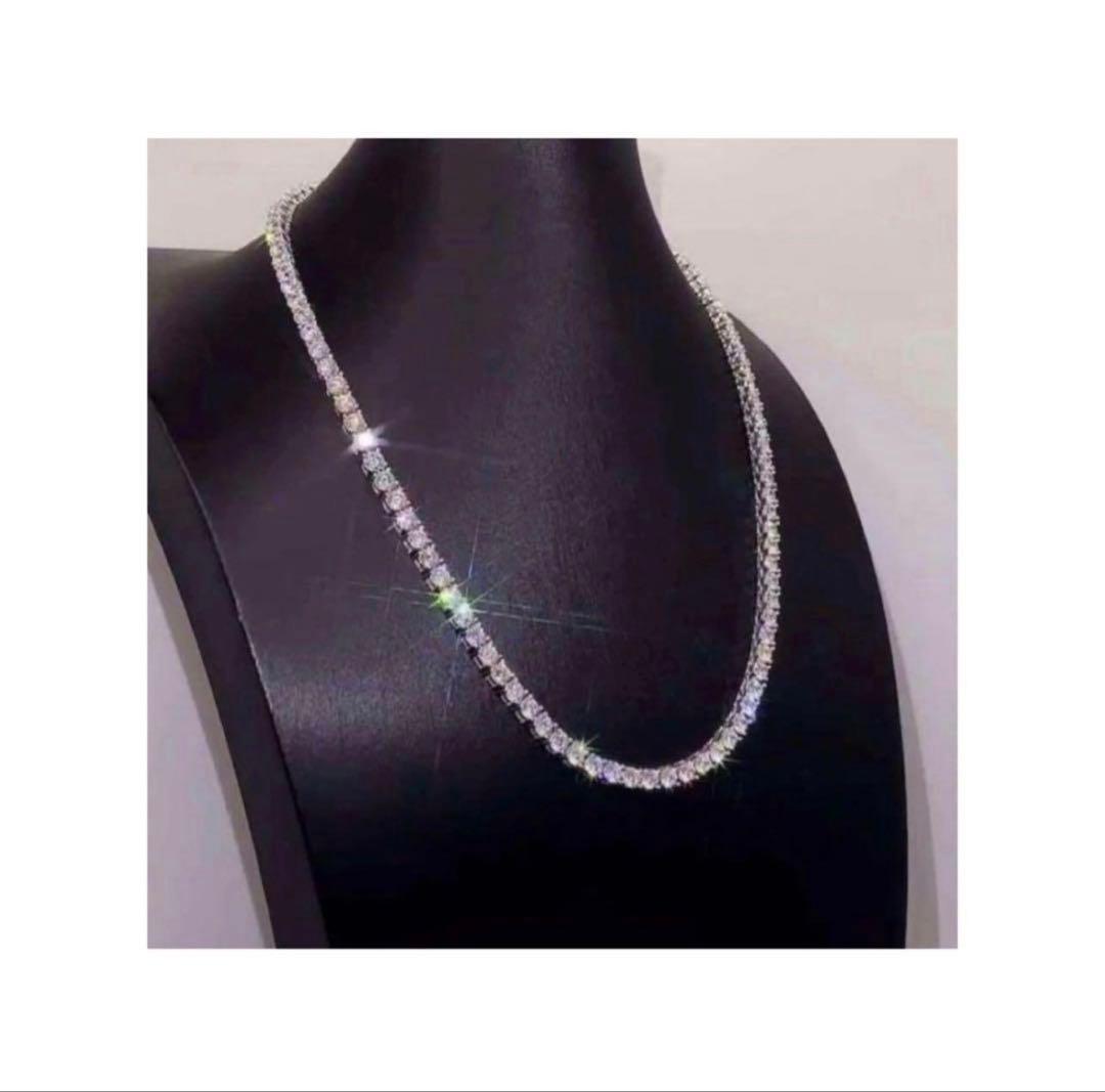 CZダイヤ silver シルバー テニスチェーン AVALANCHE - メルカリ