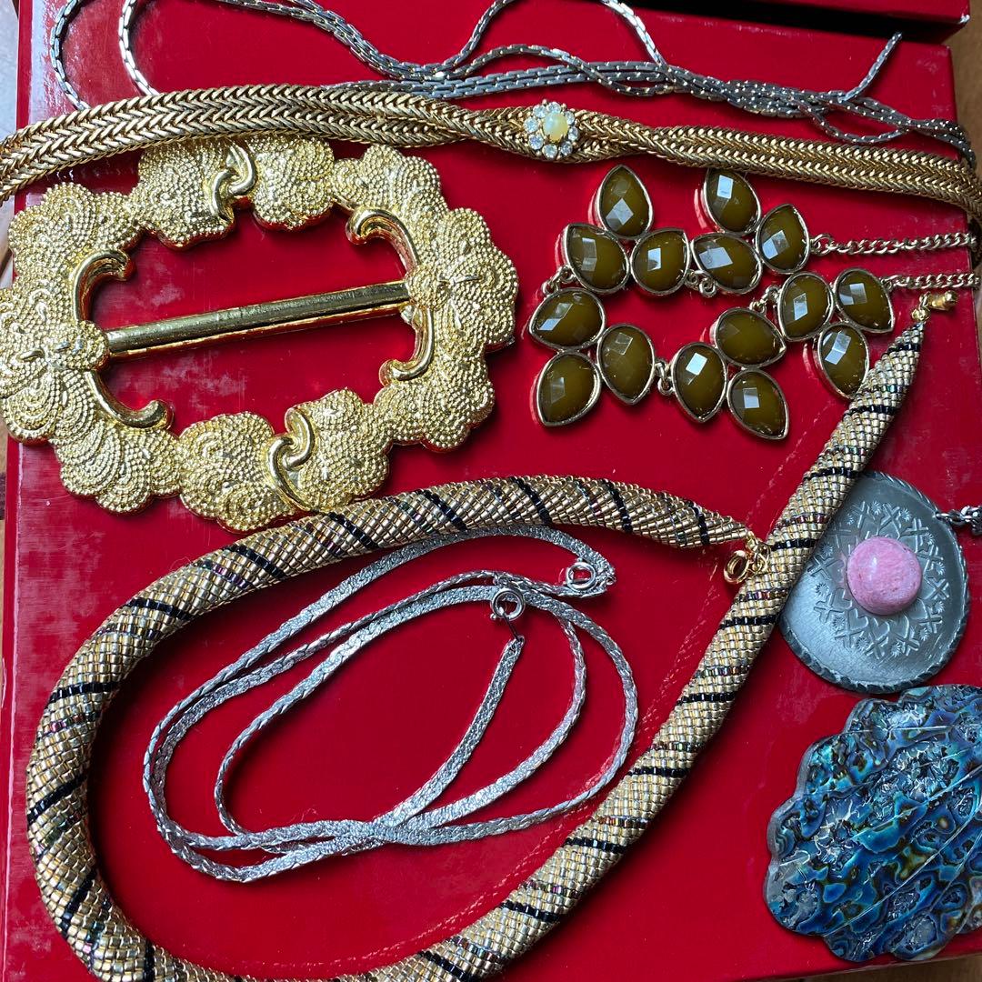 1960年代〜ヴィンテージイヤリング ネックレス 指輪等 まとめ売り