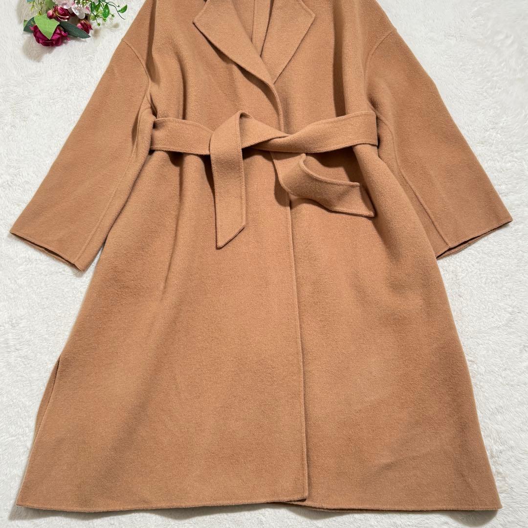 N.O.R.C ノーク ロングコート リバーコート ダブルフェイス キャメル