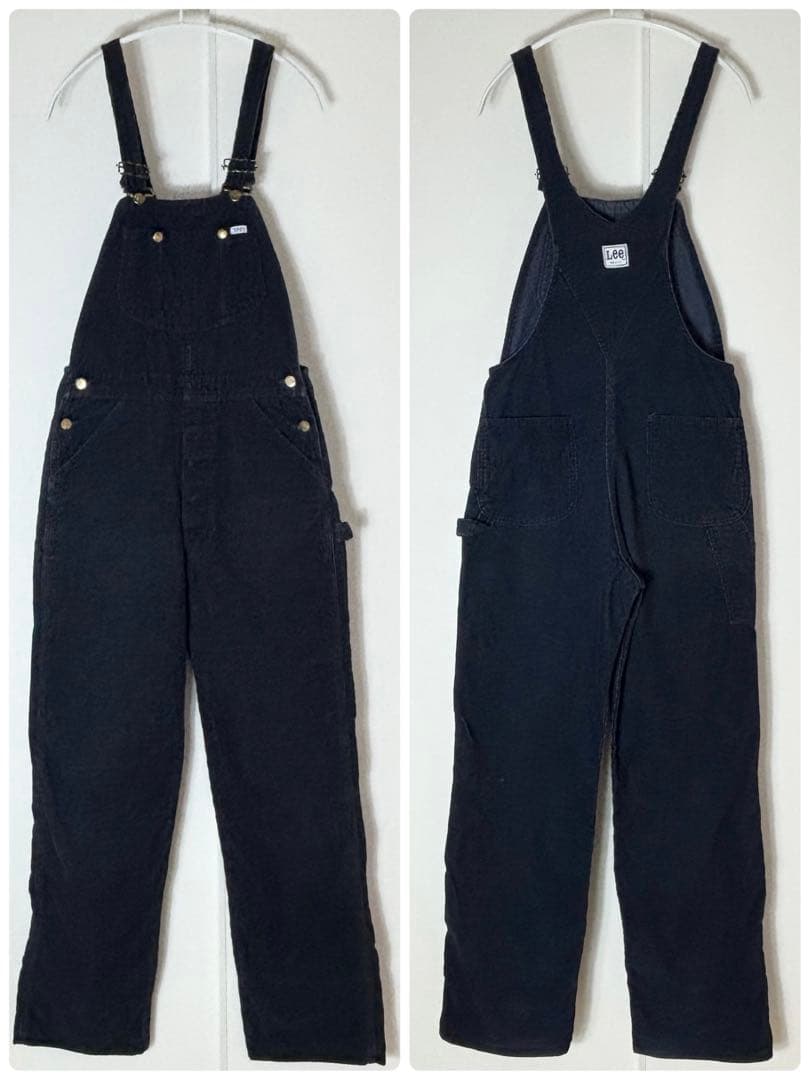 美品】 USA製 70s Lee オーバーオール コーデュロイ ネイビー - メルカリ
