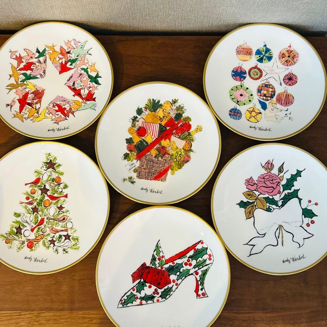 ティファニー × アンディ・ウォーホル デザートプレート 6枚セット