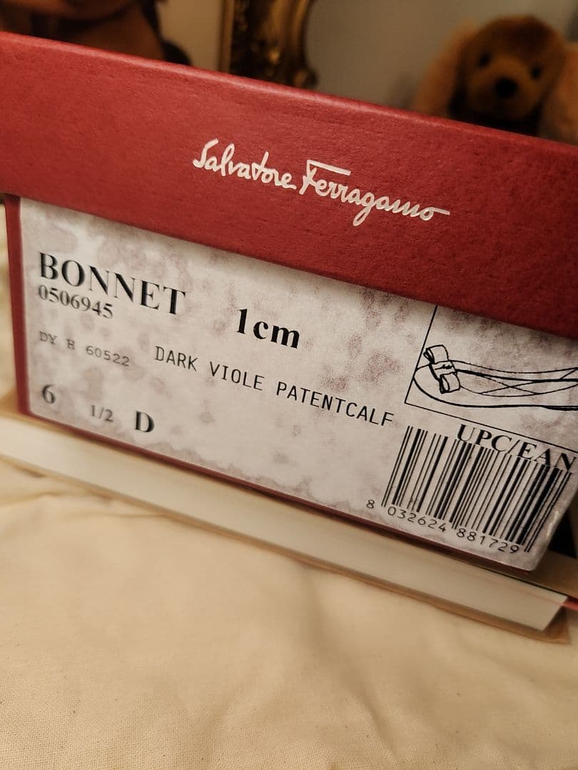 Salvatore Ferragamo パープル バレエシューズ 6.5D