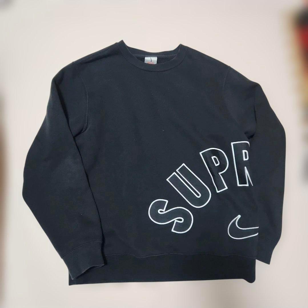 SUPREME NIKE Arc Crewneck black S - メルカリ