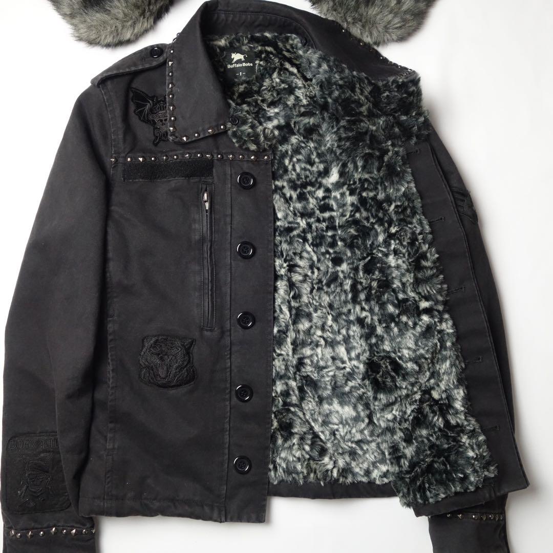 00s Buffalo Bobs Studs Military Fur JKT - メルカリ