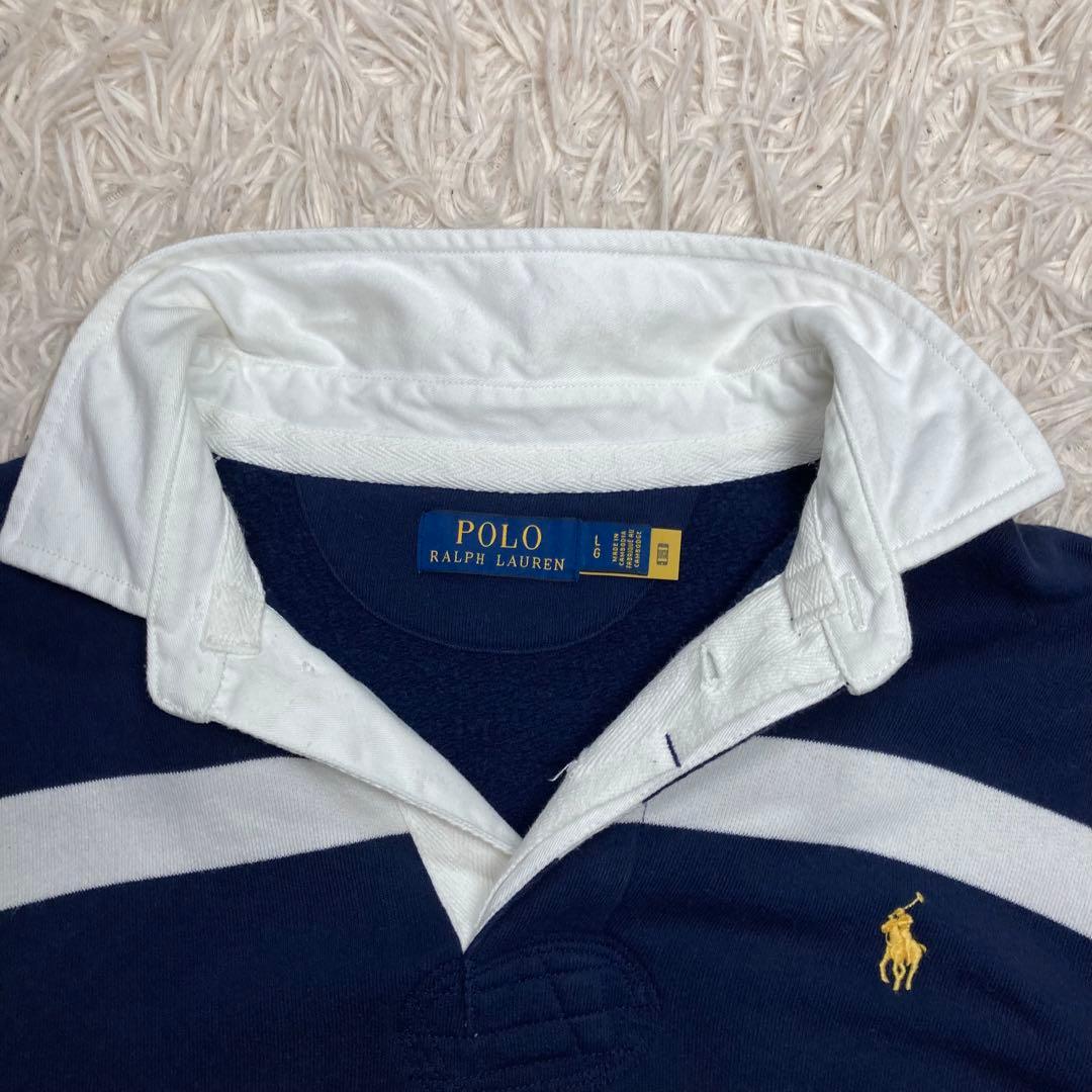 美品 POLO Ralph Lauren ラガーシャツ ポニー刺繍 芸能人着用 - メルカリ