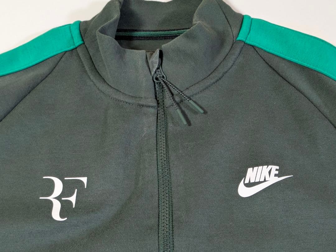 NIKE ナイキ フェデラー RF トラックジャケット L グリーン テニス