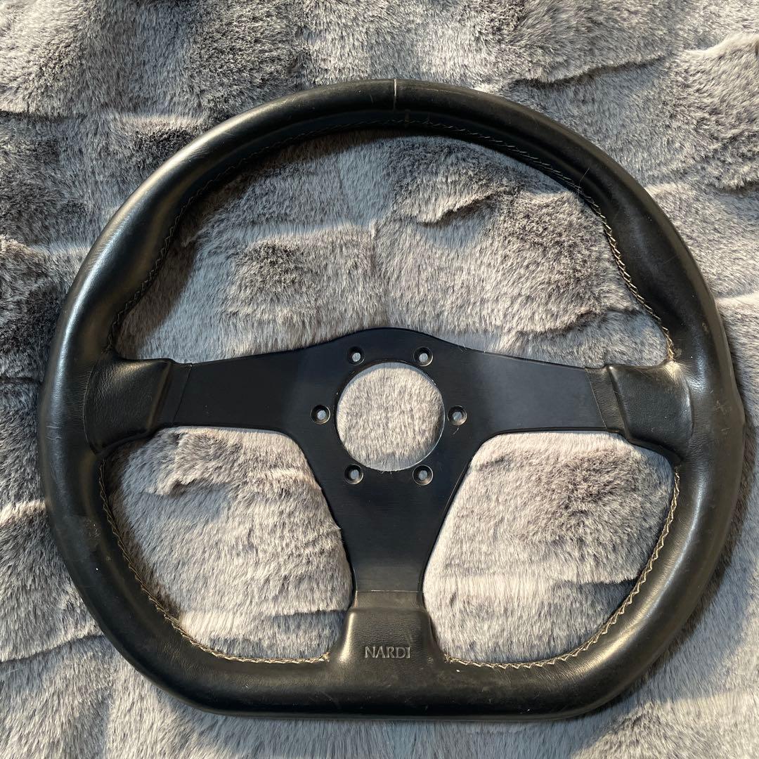NARDI ステアリングホイール ブラック CLASSIC ブラックスエード/ブラックスポーク（34φ）N343 - NARDI