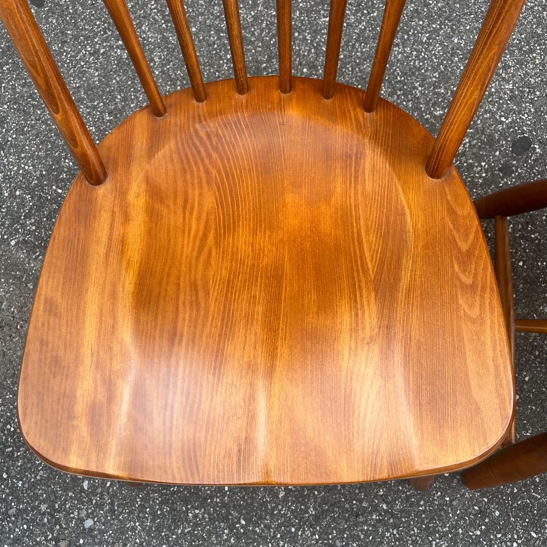 柏木工 ウィンザーチェア 木製無垢材 フープバック アローバック 飛騨