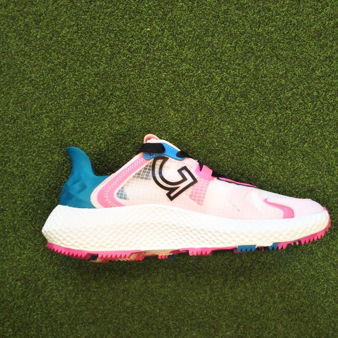 新品 G/FORE ゴルフシューズ 女性用 ピンク/ブルー 23.5cm