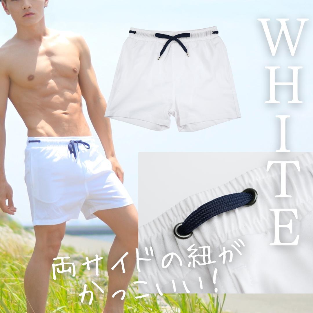 メンズ 水着 サーフパンツ ショートパンツ 膝上 膝丈 海水パンツ