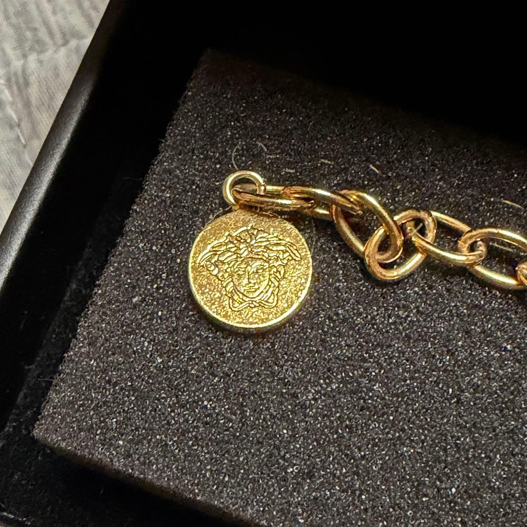 最終値下げ！VERSACE ラメドゥーサクリスタルブレスレット