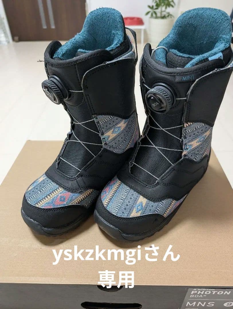 新品同様 スノーボードブーツ PHOTON MINT BURTON（バートン） 24-25 BURTON スノーボード ブーツ メンズ Men's