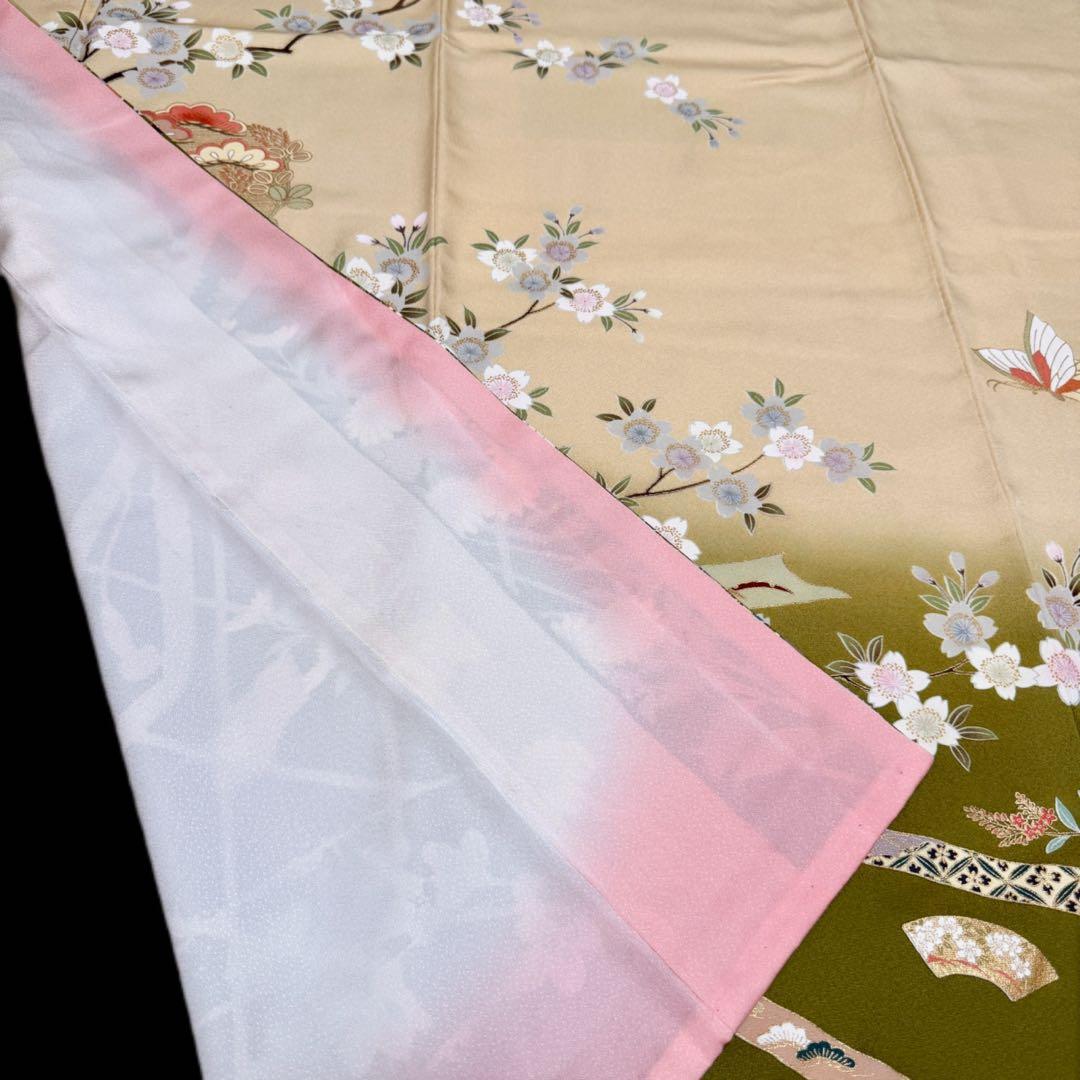 振袖フルセット やまと誂製 古典柄 正絹長襦袢 裄丈長め 151〜166cm