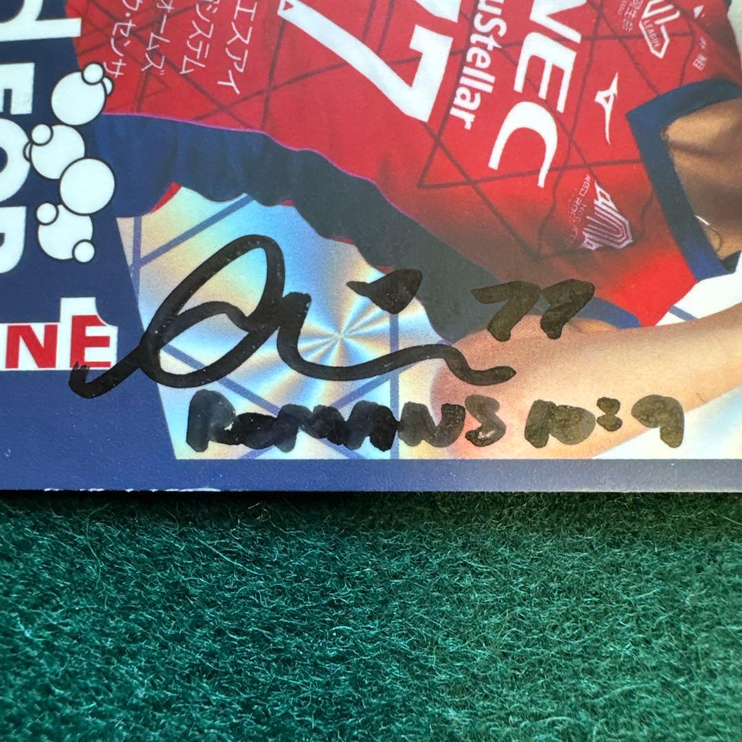 NECレッドロケッツ ジョバンナ・ミラナ・ デイ選手カード 直筆サイン