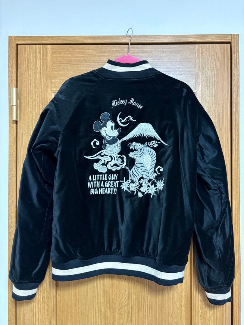 【古着】Disney VINTAGE / スカジャン 刺繍《リバーシブル》