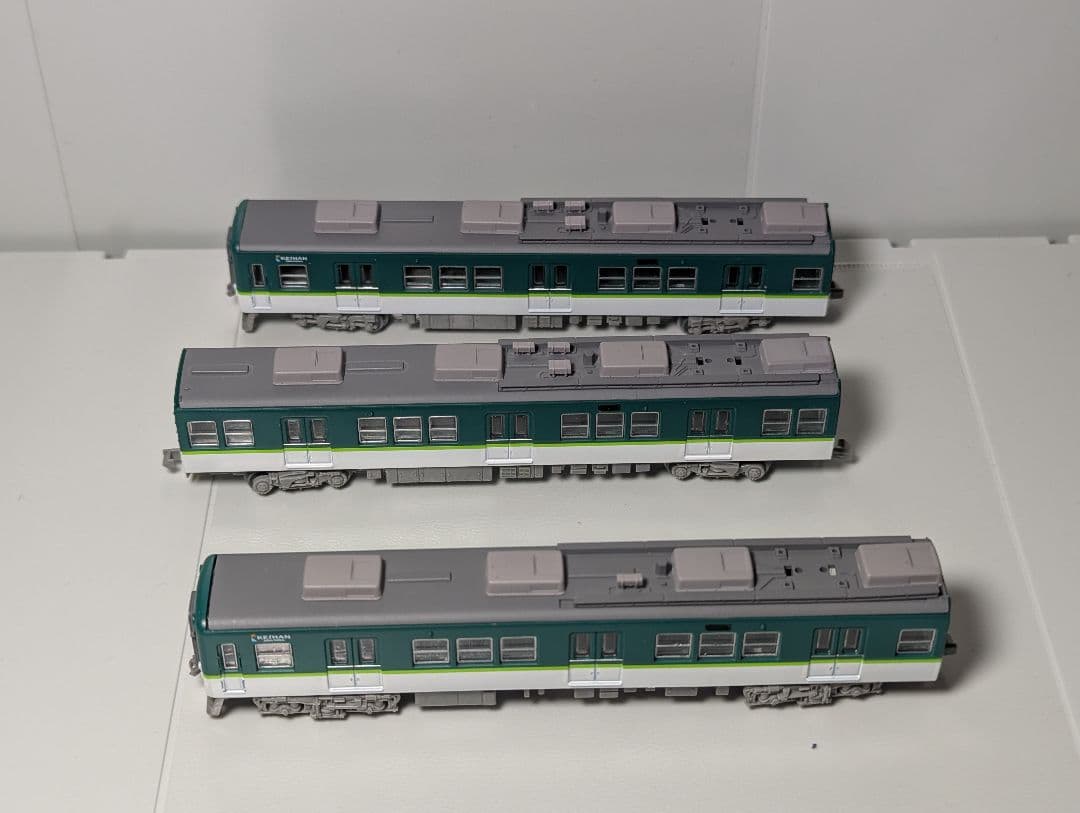 ジャンク 鉄コレ 京阪2600系 新塗装 Cセット 3両セット Nゲージ