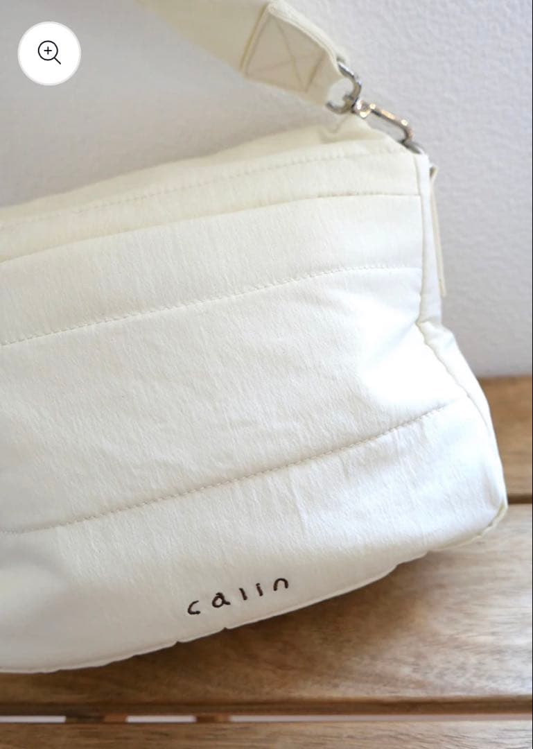 新品 未開封 calin カラン マザーズバッグ マルチポーチ アイボリー