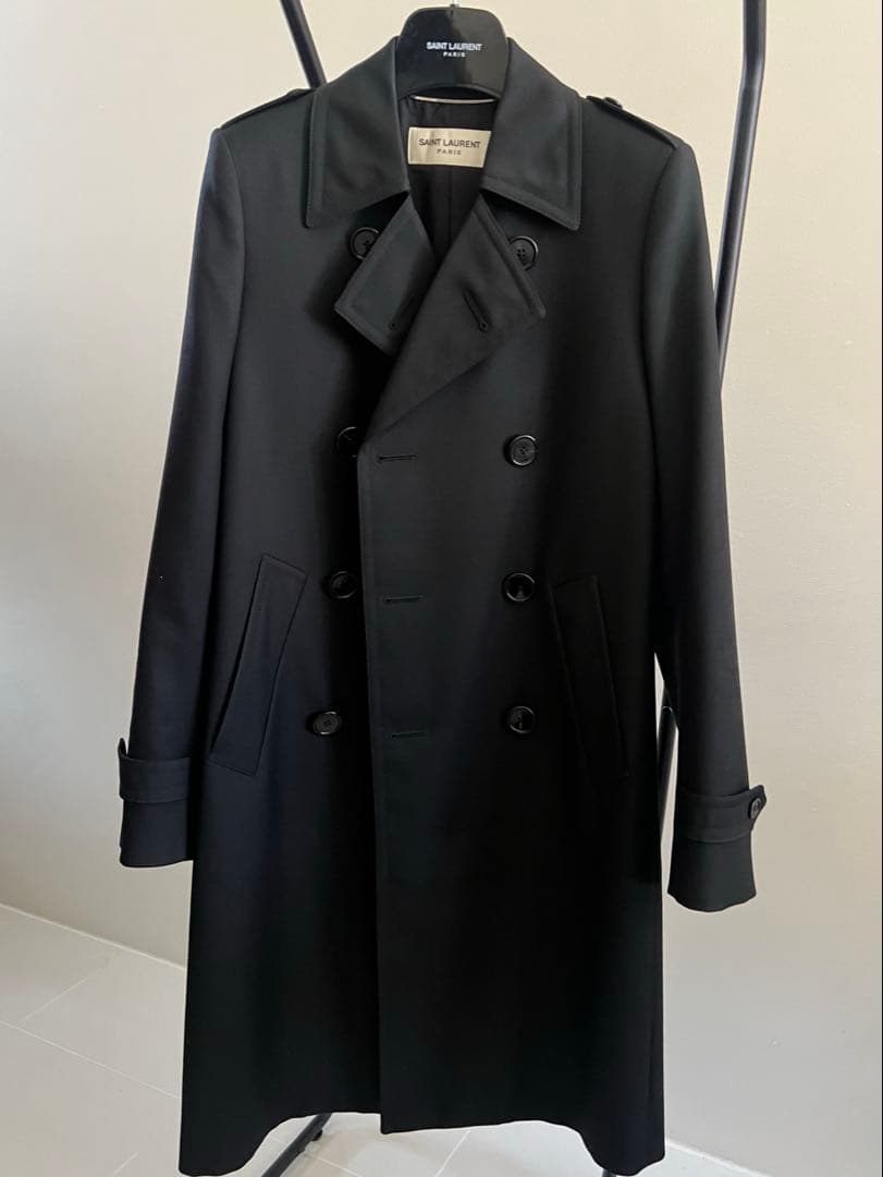 SAINT LAURENTトレンチ 42 13AW エディスリマン - メルカリ