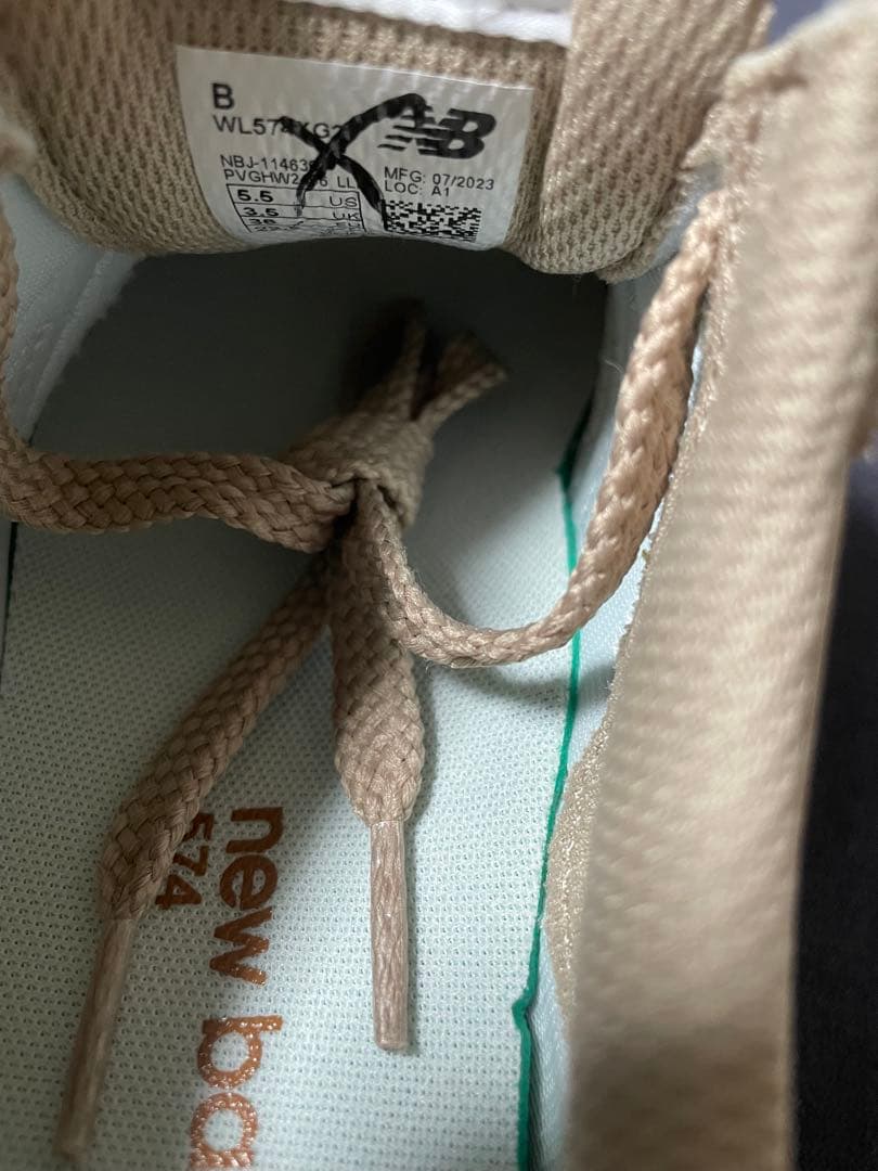 22.5cm New Balance ニューバランス WL574XG2 B