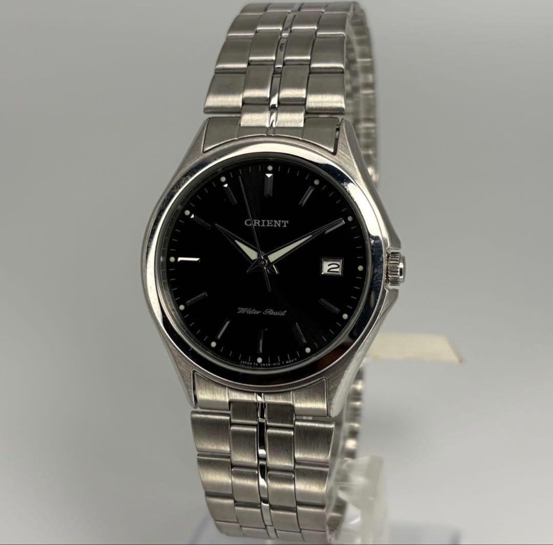ORIENT（オリエント）クォーツ腕時計、動作良好・電池交換済 未使用タグ付】ORIENT オリエント クォーツ 電池交換済 本革ベルト