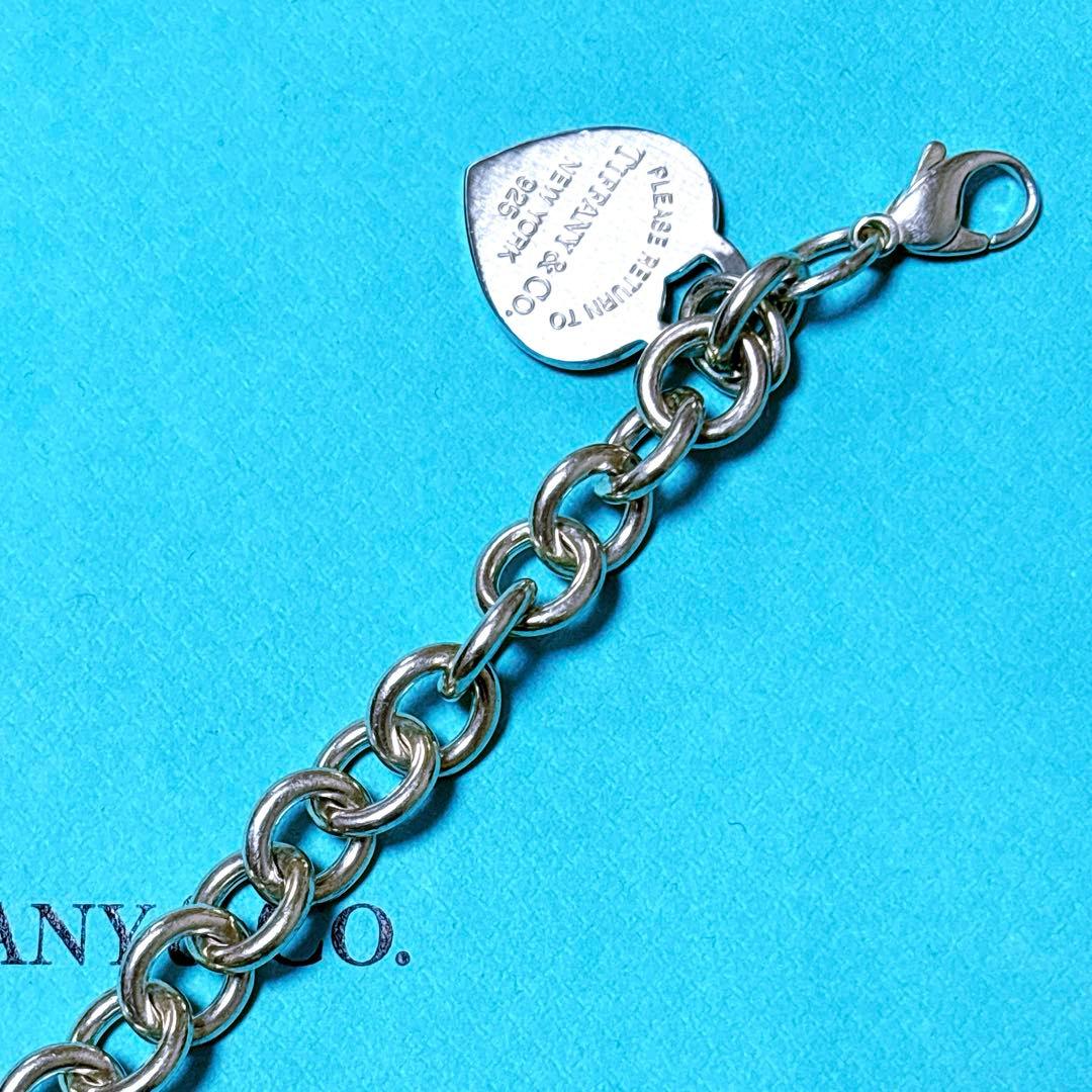 【美品】20.4cm ティファニー リターントゥ ハートタグ ブレスレット SV