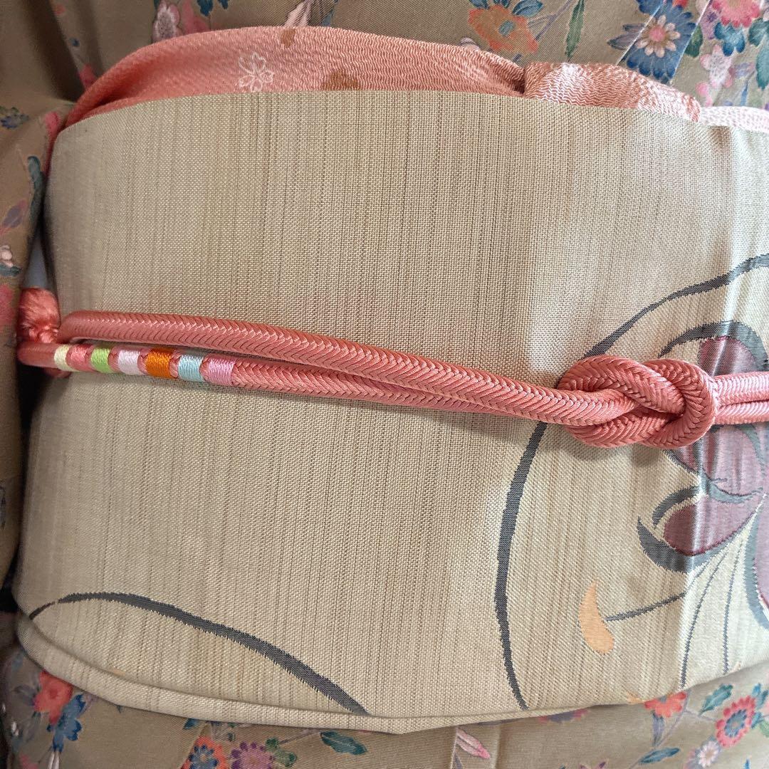 小紋 フルセット 着物 正絹 ロング丈 小花好きさん 大人の小花 J5