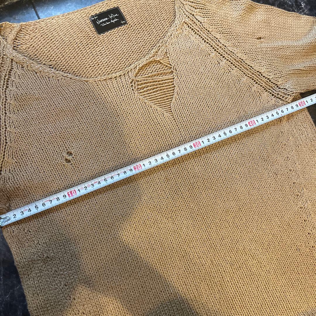 NUMBER (N)INE 07ss about a boy期 グランジニット - メルカリ