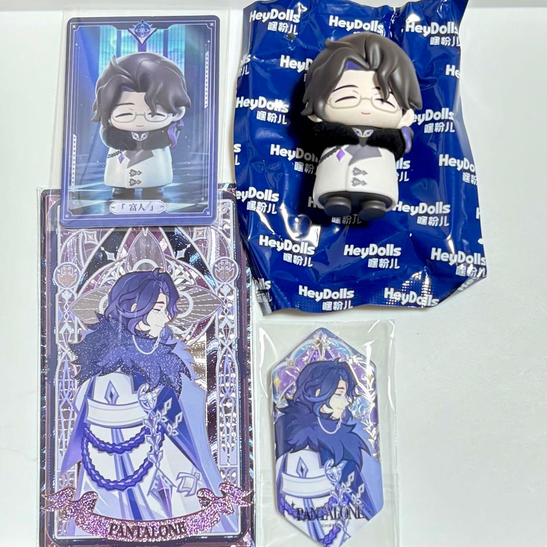 原神 ファデュイ 執行官 フィギュア 缶バッジ カード 富者