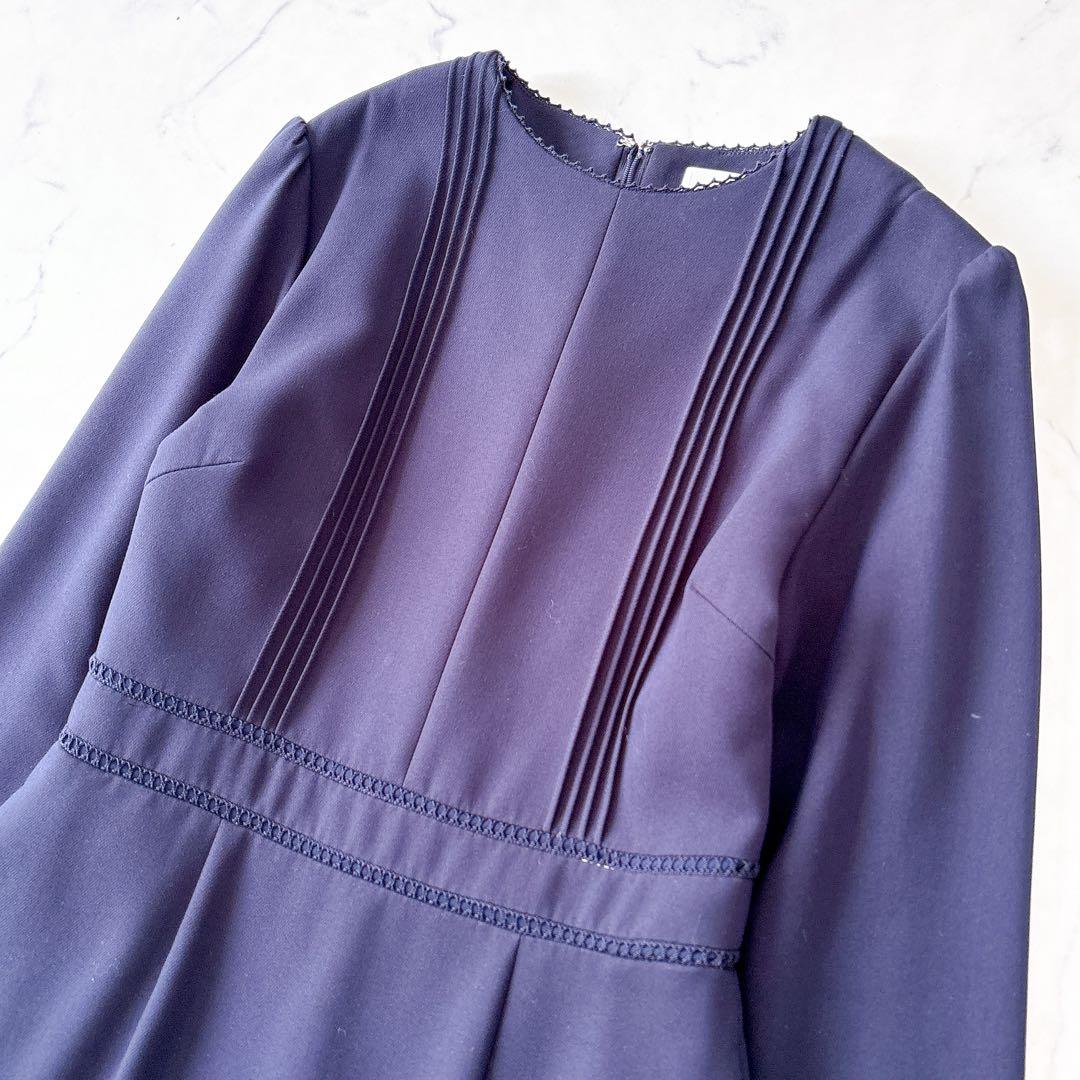 CELFORD レース切替ワンピース ネイビー オケージョン - メルカリ