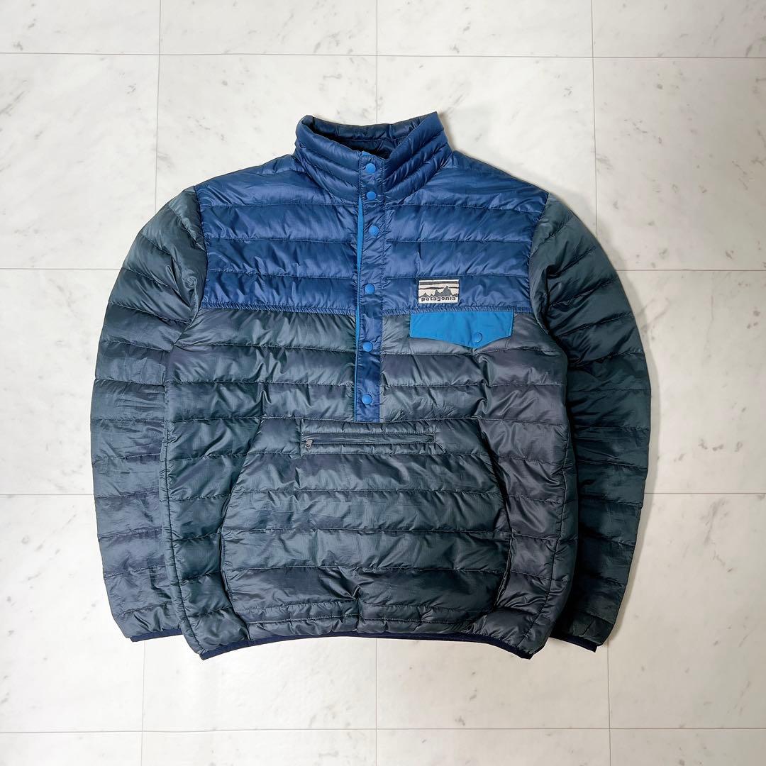40周年》パタゴニア エクスクルーシブダウンスナップT プルオーバー