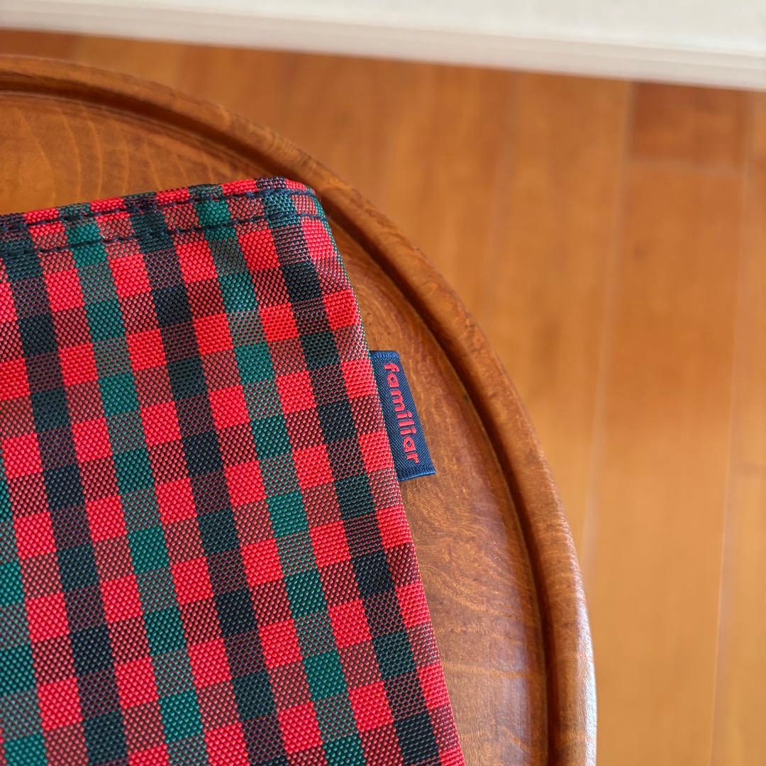 familiar【ファミリア】レッスンバッグ 赤 チェック 廃盤品 - メルカリ