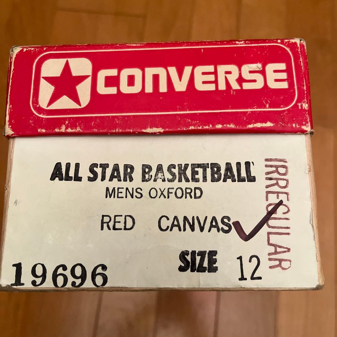 全*ん様 コンバースオールスター 1978年赤箱の空箱 エルトラ社 - メルカリ
