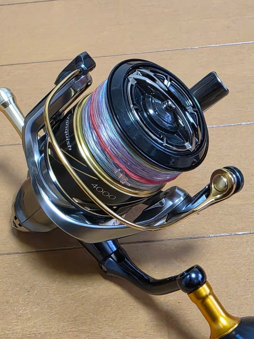 シマノ 16ヴァンキッシュ4000HG 夢屋アルミラウンド型ノブ リール