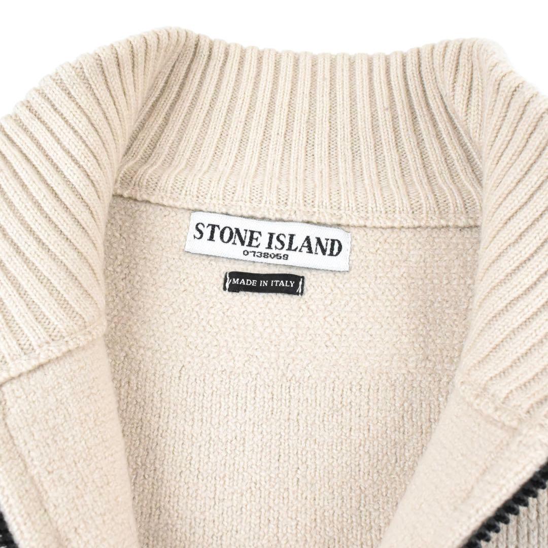2003AW STONE ISLAND ZIP UP KNIT SWEATER - メルカリ