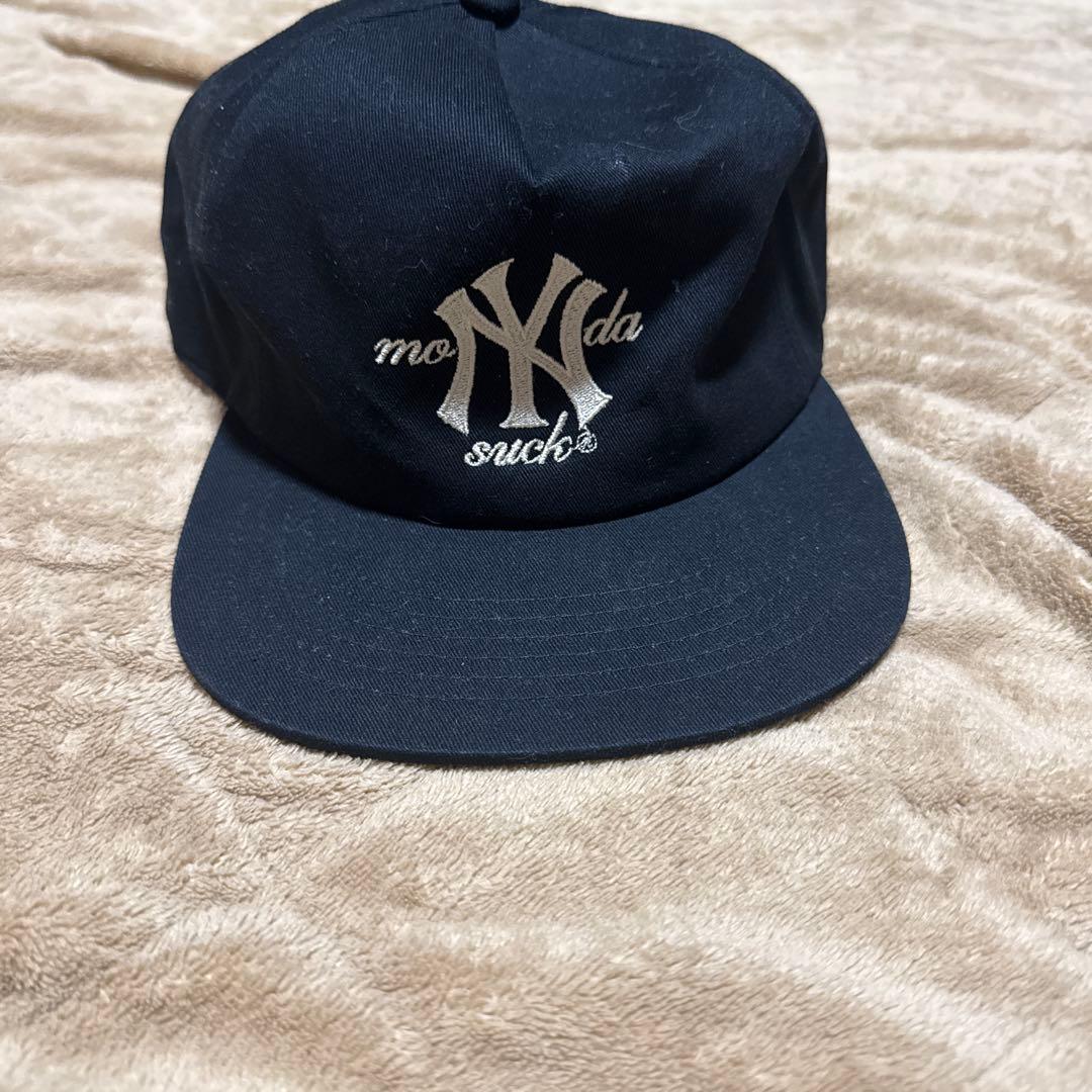 mondaysuck マンデーサック キャップ ブラック - メルカリ