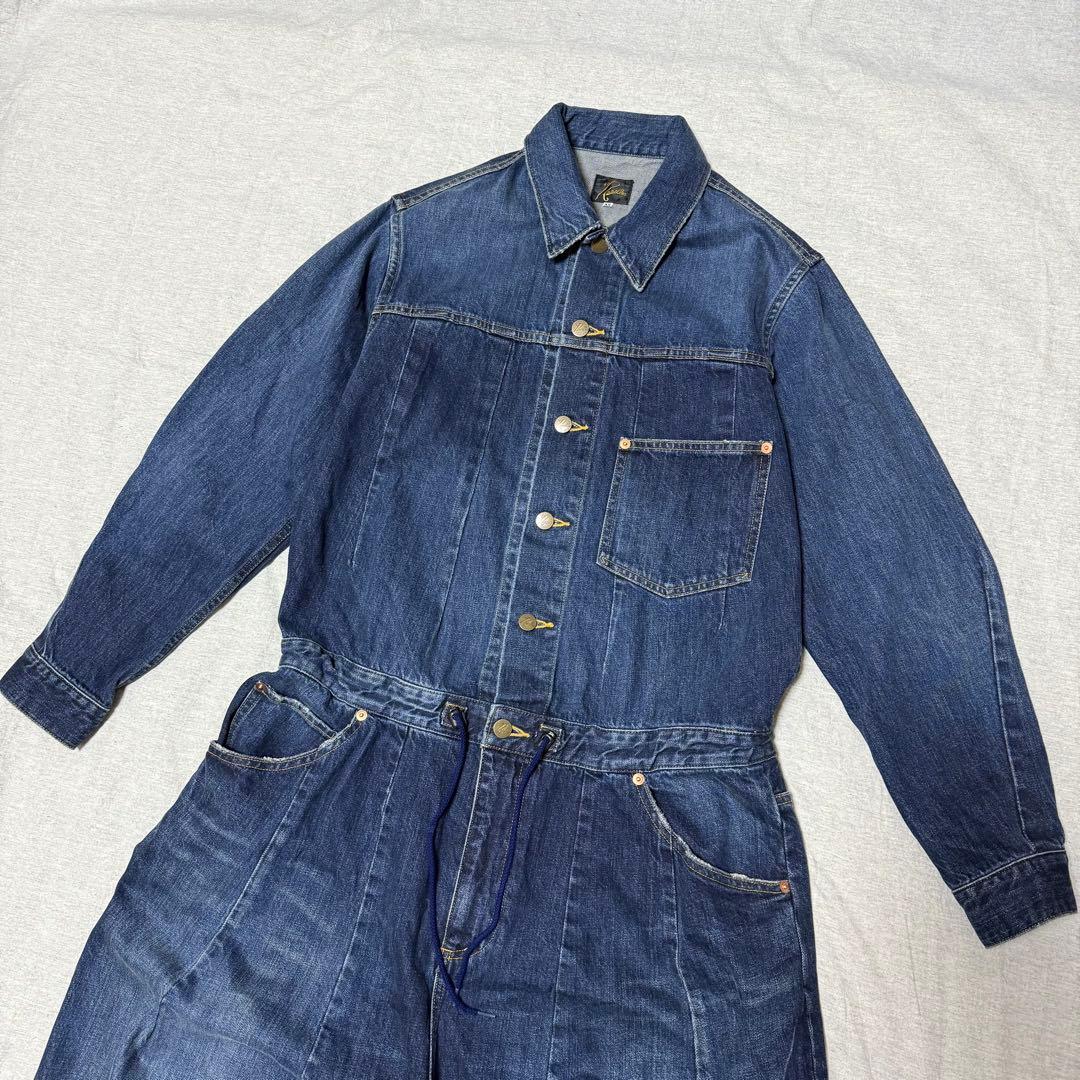 Needles ヒザデル デニム オールインワン XS つなぎ H.D.パンツ - メルカリ