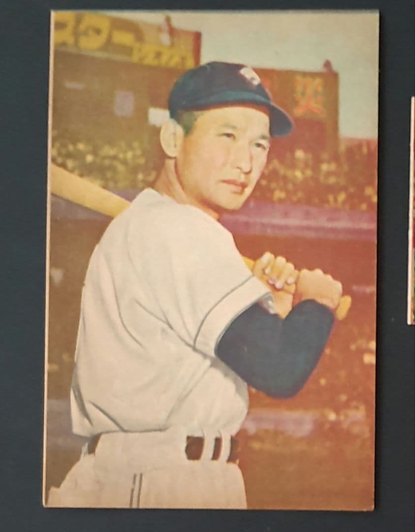 打撃の神様】川上哲治ポストカード・レアめんこセット 野球めんこ 昭和