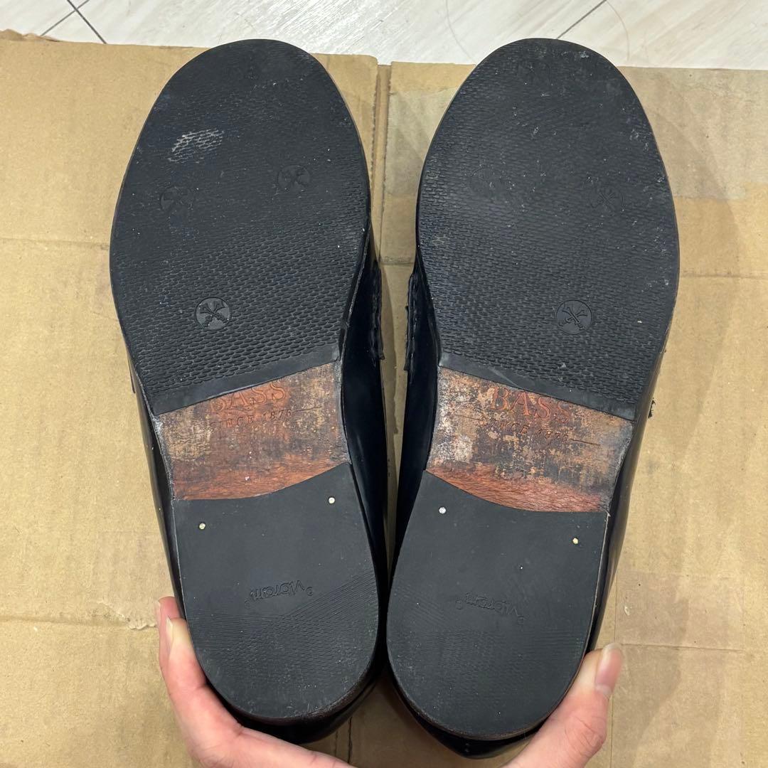 G.H.BASS タッセルローファー Vibramソールに張り替え済み 黒