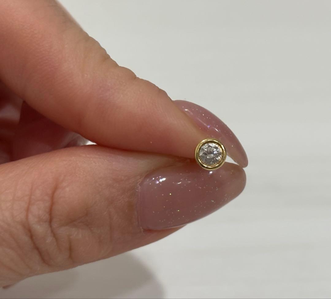 TIFFANY ティファニー バイザヤード ピアス 片耳 K18 キャッチなし