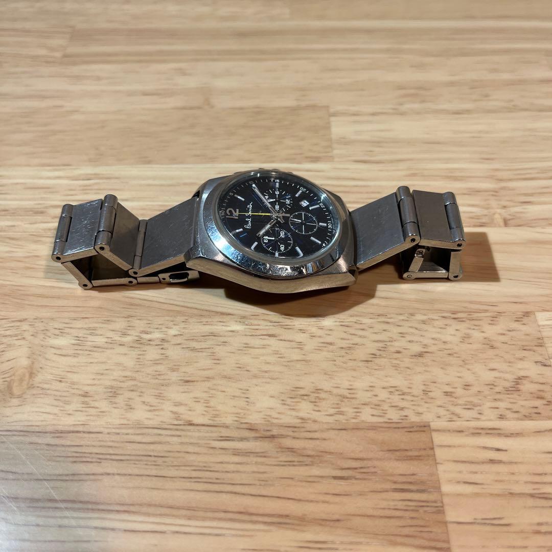 ジャンク品】ポールスミス ファイナルアイズ クロノグラフ 紺 - メルカリ