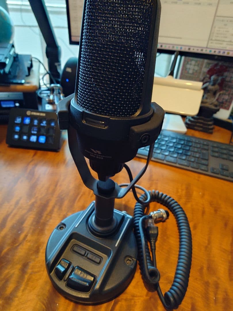 通信機専用最高級デスクトップマイクロホン YAESU MD-200A8X Yaesu MD-200A8X Dynamic Desktop Microphone 3D270305 Made In Japan