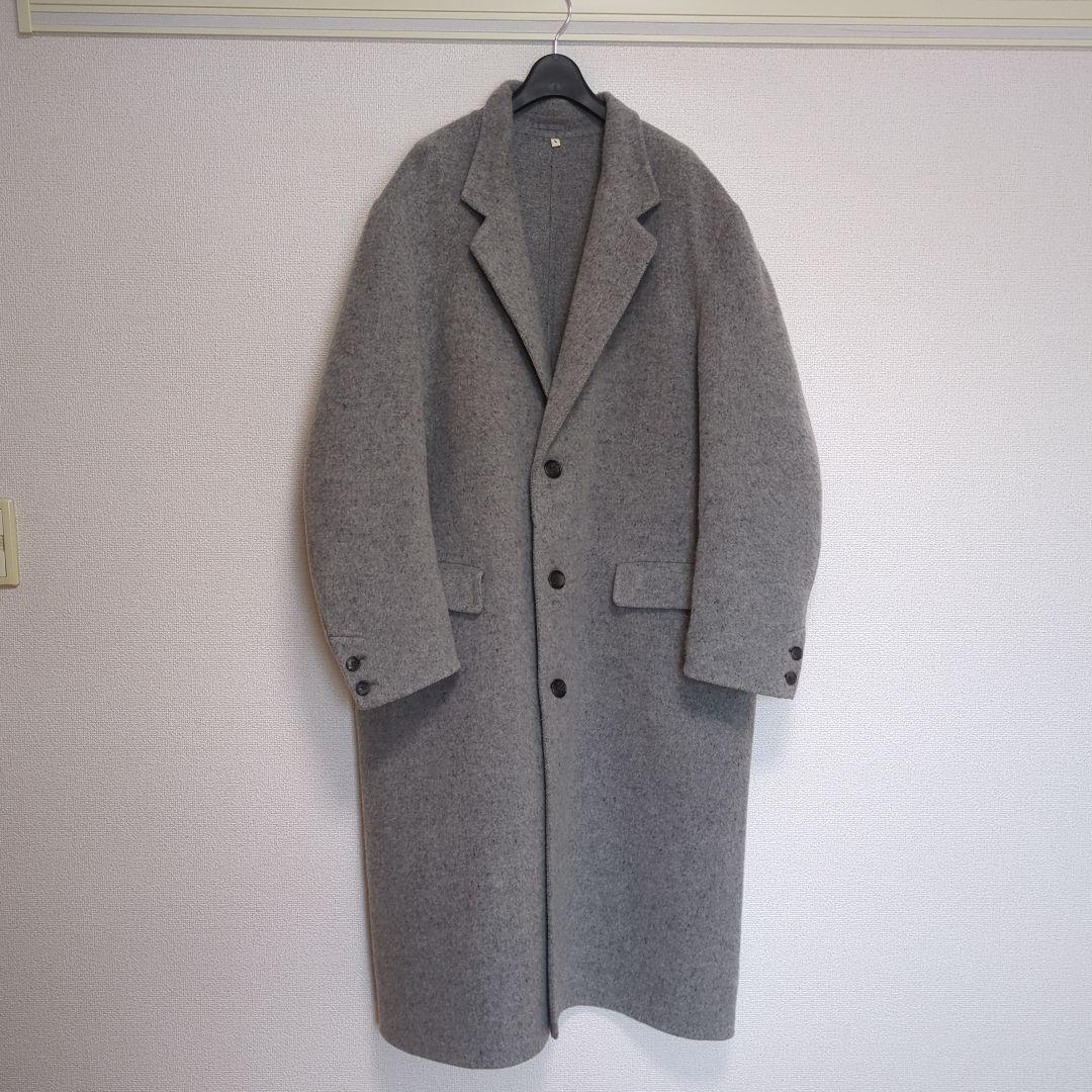 MUJI Laboカシミヤ混チェスターコートグレー Lサイズ - メルカリ