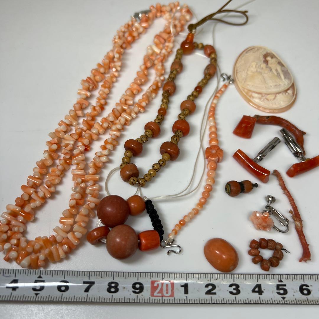 本赤珊瑚　ネックレス　アクセサリー色々　86g タニサ　東さ8-0131☆2F 5本限定】サンゴ特級玉 赤珊瑚ネックレス | アクセサリー ネックレス