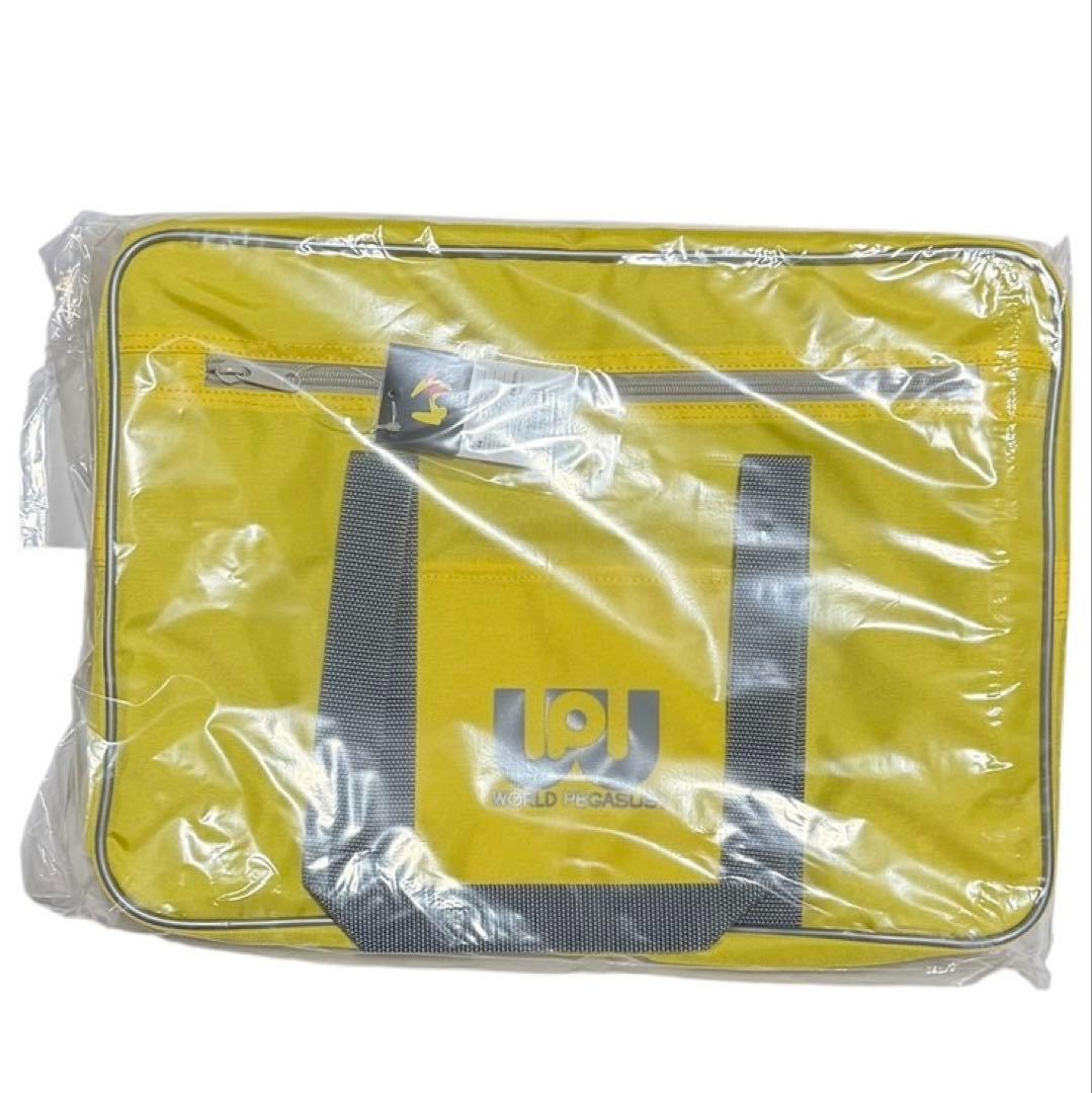 ⭐️新品未使用⭐️ワールドペガサス スクールバッグ 黄色 ワッペ